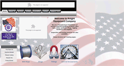 Desktop Screenshot of knighteq.com